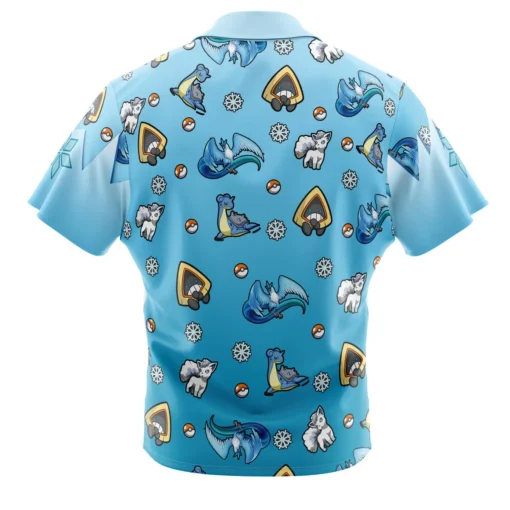 Chemise hawaïenne Type Glace Pokémon – Image 2
