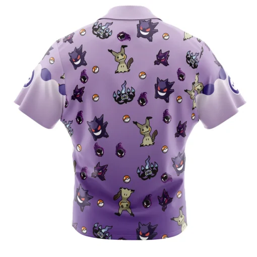 Chemise hawaïenne Motif Pokémon Type Spectre – Image 2