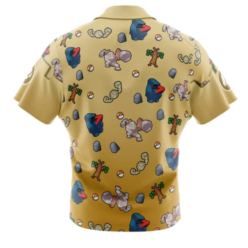 Chemise hawaïenne Type Roche Pokémon – Image 2