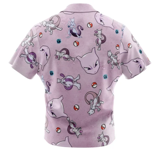 Chemise hawaïenne Motif Mewtwo Pokémon – Image 2