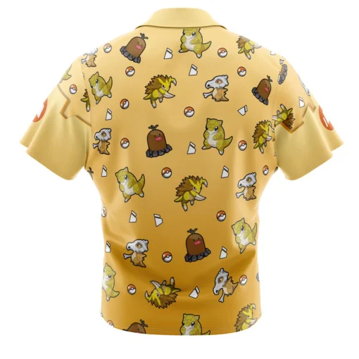 Chemise hawaïenne Type Sol Pokémon – Image 2