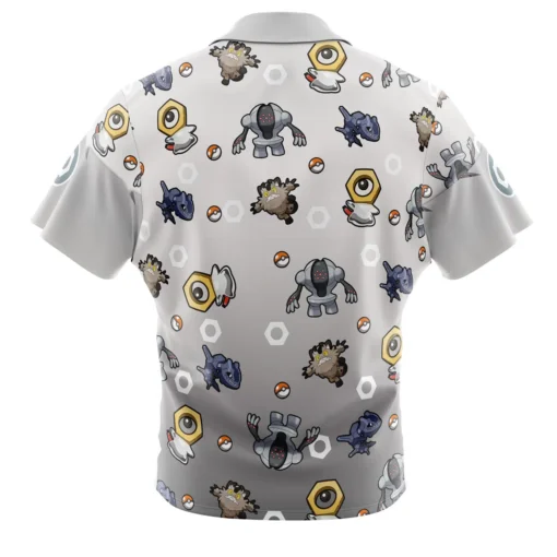 Chemise hawaïenne Type Acier Pokémon – Image 2