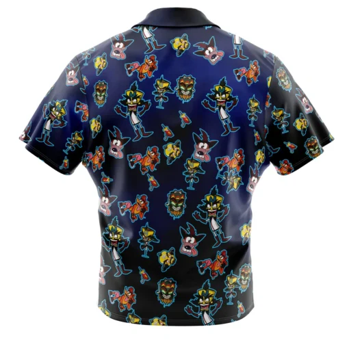 Chemise hawaïenne Crash & Dr Neo Crash Bandicoot – Image 2