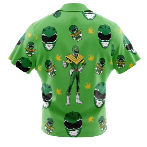 Chemise hawaïenne Green Ranger Mighty Morphin Power Rangers – Image 2