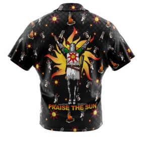 Chemise hawaïenne Motif Praise The Sun Dark Souls