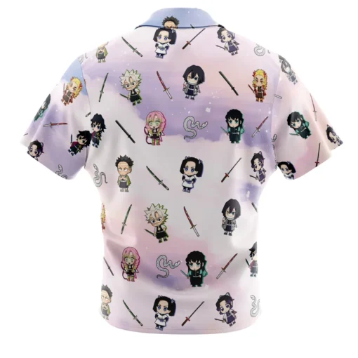 Chemise hawaïenne Chibi Hashira Demon Slayer Pattern – Image 2