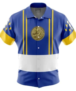 Chemise hawaïenne Ranger Bleu Ninjetti Rangers