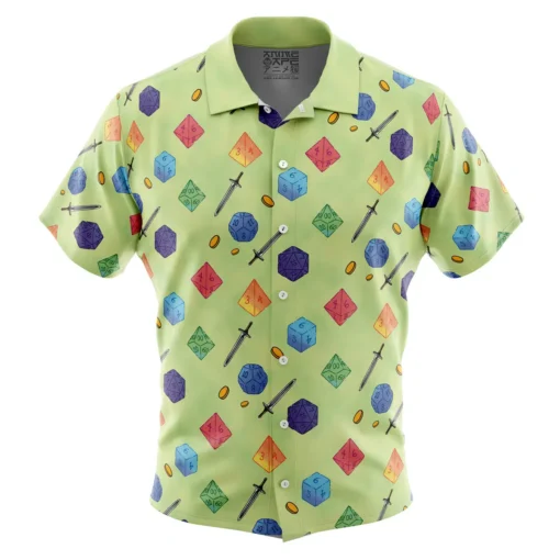 Chemise hawaïenne Motif dés Donjons & Dragons