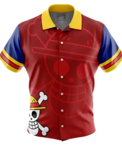 Chemise hawaïenne Luffy Chapeau de Paille One Piece
