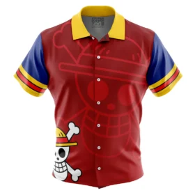 Chemise hawaïenne Luffy Chapeau de Paille One Piece