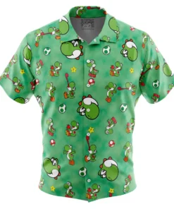 Chemise hawaïenne Motif Yoshi Mario Bros