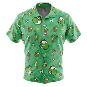 Chemise hawaïenne Motif Yoshi Mario Bros
