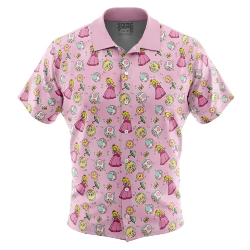 Chemise hawaïenne Motif Peach Mario Bros – Image 2