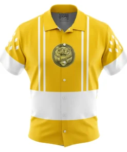 Chemise hawaïenne Ranger jaune Ninjetti Rangers