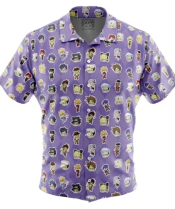 Chemise hawaïenne Personnages JoJo’s Bizarre Adventure Chibi