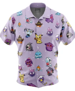 Chemise hawaïenne Petit Pokémon Spectre