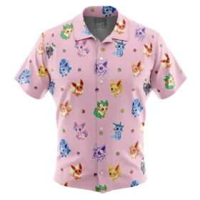 Chemise hawaïenne Motif Chibi Évolutions Pokémon
