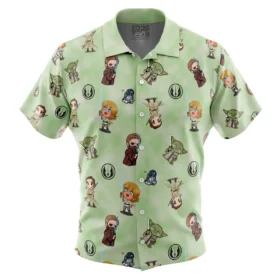Chemise hawaïenne Chibi Maîtres Jedi Star Wars