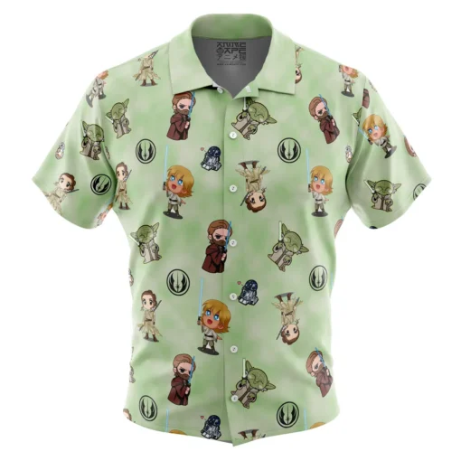 Chemise hawaïenne Chibi Maîtres Jedi Star Wars