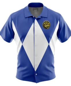 Chemise hawaïenne Blue Ranger Power Rangers