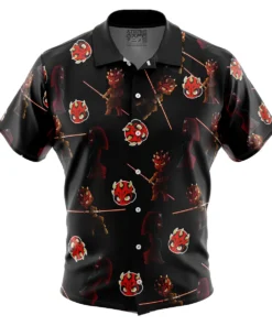 Chemise hawaïenne Chibi Darth Maul Star Wars Pattern