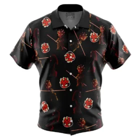 Chemise hawaïenne Chibi Darth Maul Star Wars Pattern