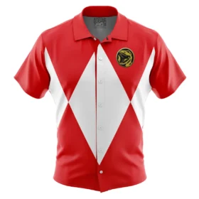 Chemise hawaïenne Red Ranger Mighty Morphin Power Rangers