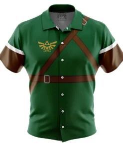 Chemise hawaïenne Motif Link Zelda