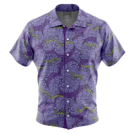 Chemise hawaïenne Gomu Gomu No Mi Luffy Fruit du Démon One Piece