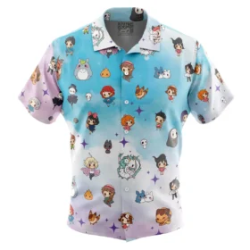 Chemise hawaïenne Motif Studio Ghibli