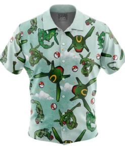 Chemise hawaïenne Rayquaza Pokémon