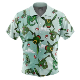 Chemise hawaïenne Rayquaza Pokémon