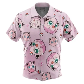 Chemise hawaïenne Motif Rondoudou Pokémon
