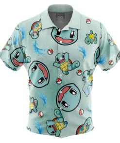 Chemise hawaïenne Motif Carapuce Pokémon