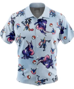 Chemise hawaïenne Motif Greninja Pokémon