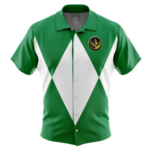 Chemise hawaïenne Ranger Vert Power Rangers