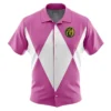 Chemise hawaïenne Ranger Rose Mighty Morphin Power Rangers