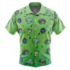 Chemise hawaïenne Motif Type Plante Pokémon