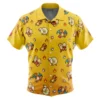 Chemise hawaïenne Type Feu Pokémon