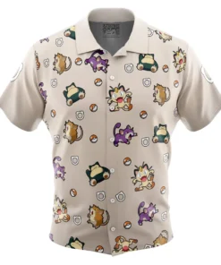 Chemise hawaïenne Type Normal Pokémon