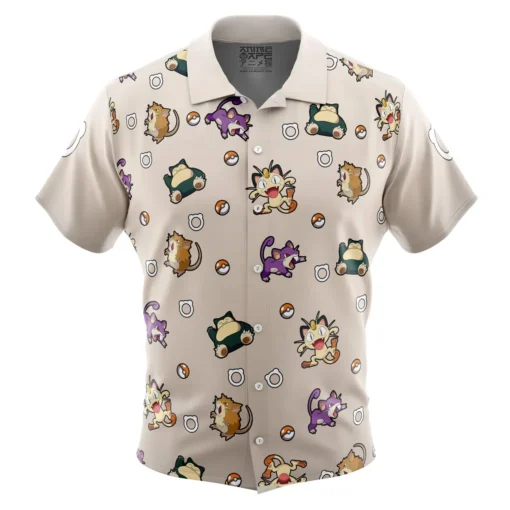 Chemise hawaïenne Type Normal Pokémon