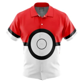 Chemise hawaïenne Pokéball Pokémon