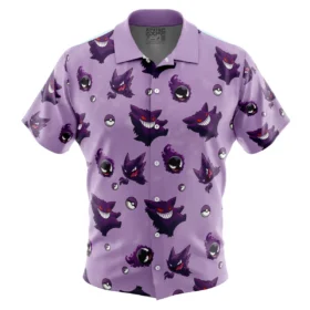 Chemise hawaïenne Motif Ectoplasma Pokémon