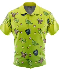 Chemise hawaïenne Type Insecte Pokémon