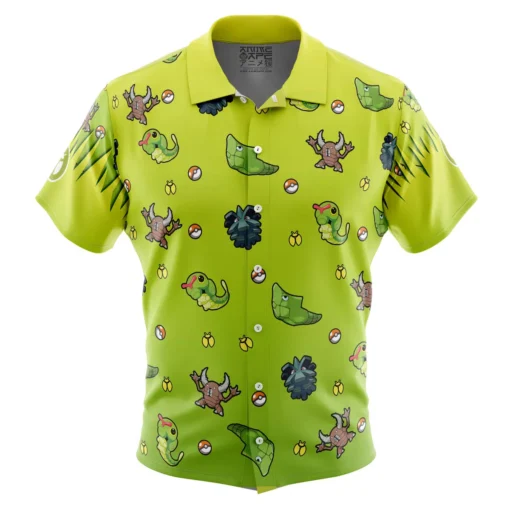 Chemise hawaïenne Type Insecte Pokémon