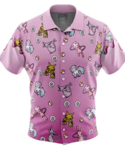 Chemise hawaïenne Type Psy Pokémon