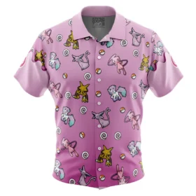 Chemise hawaïenne Type Psy Pokémon