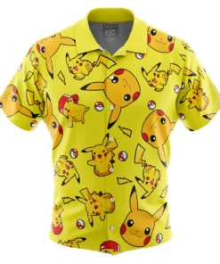 Chemise hawaïenne Motif Pikachu Pokémon