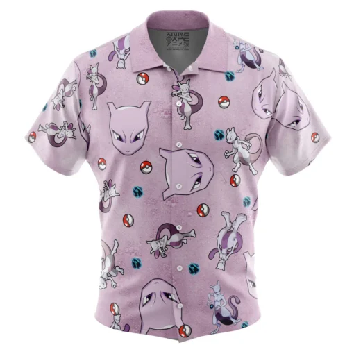 Chemise hawaïenne Motif Mewtwo Pokémon