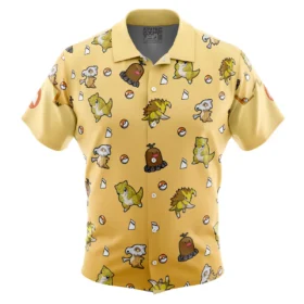 Chemise hawaïenne Type Sol Pokémon